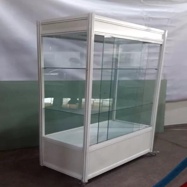 New tall showcase with wheels